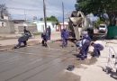 Obras Públicas de la Capital ejecuta trabajos de bacheos en los barrios Borges y Aeropuerto